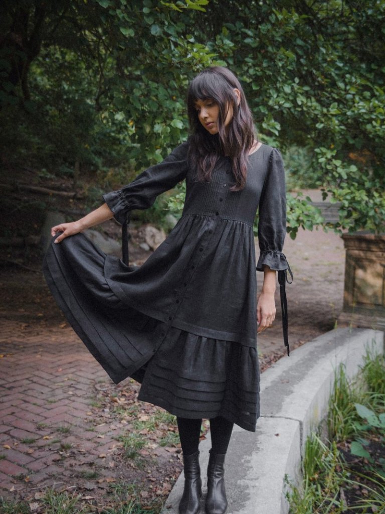Of Her Own Kind Lennox Dress In Black Size L